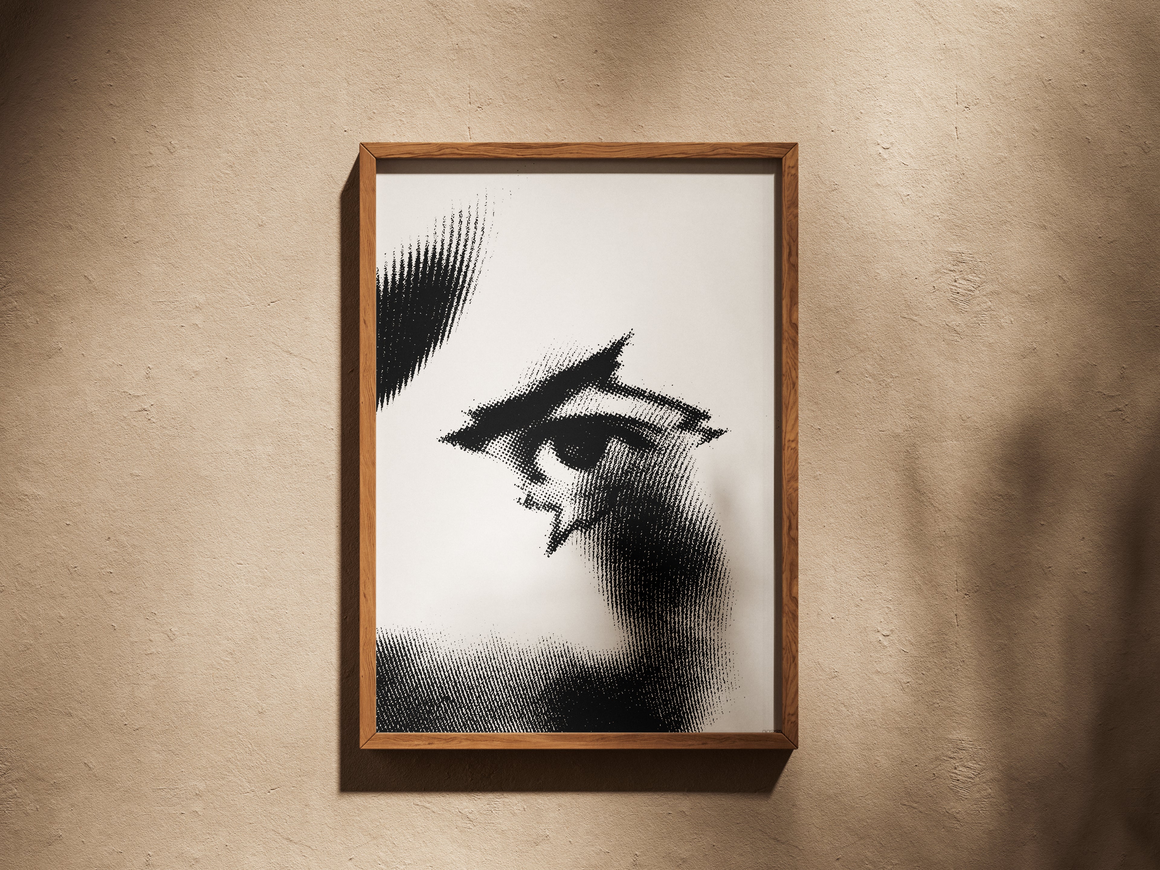 Halftone Design - Matte Paper Poster
